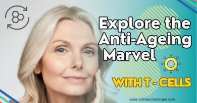 A woman experiencing anti ageing with T-cells