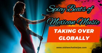 Mexican singer singing to spicy beats
