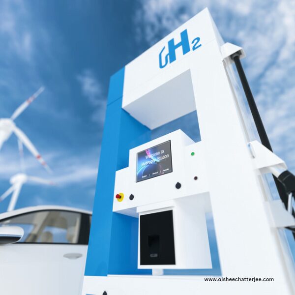 A hydrogen refill station