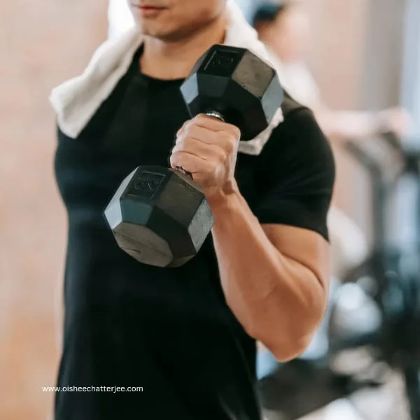 Work out at gym