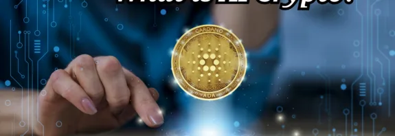 The image shows the concept of AI Crypto.