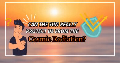 The shows that the topic of the blog is about cosmic radiation