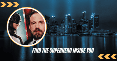 The image explains that the blog is about Batman and our mental abilities
