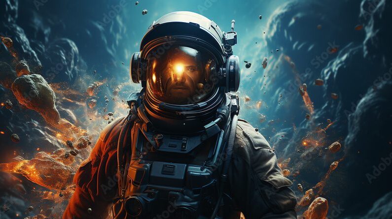 An astronaut